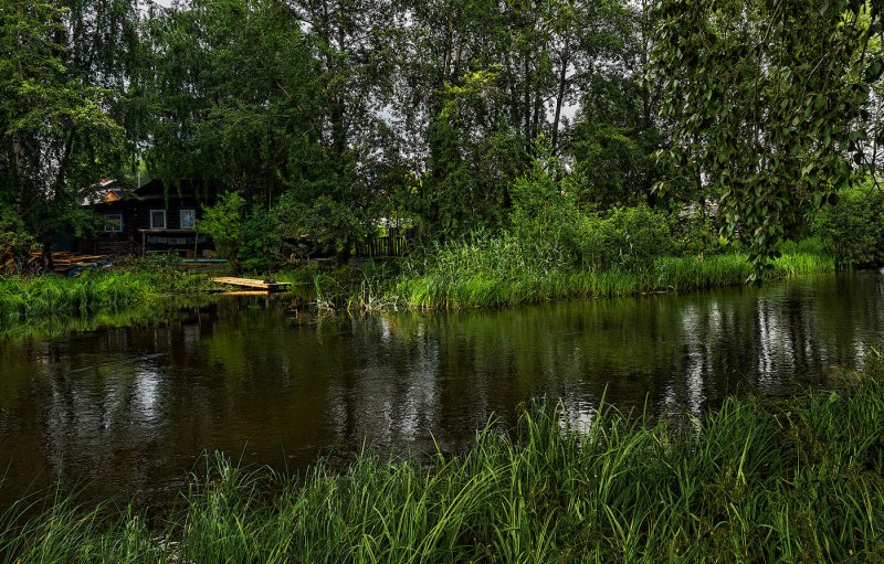Огород у реки