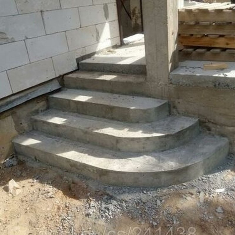 Ступеньки из бетона