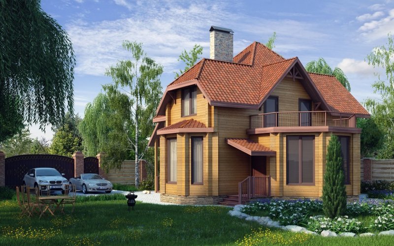 Красивые дома небольшие двухэтажные