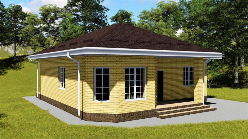 Проекты одноэтажных магазинов 350 м2