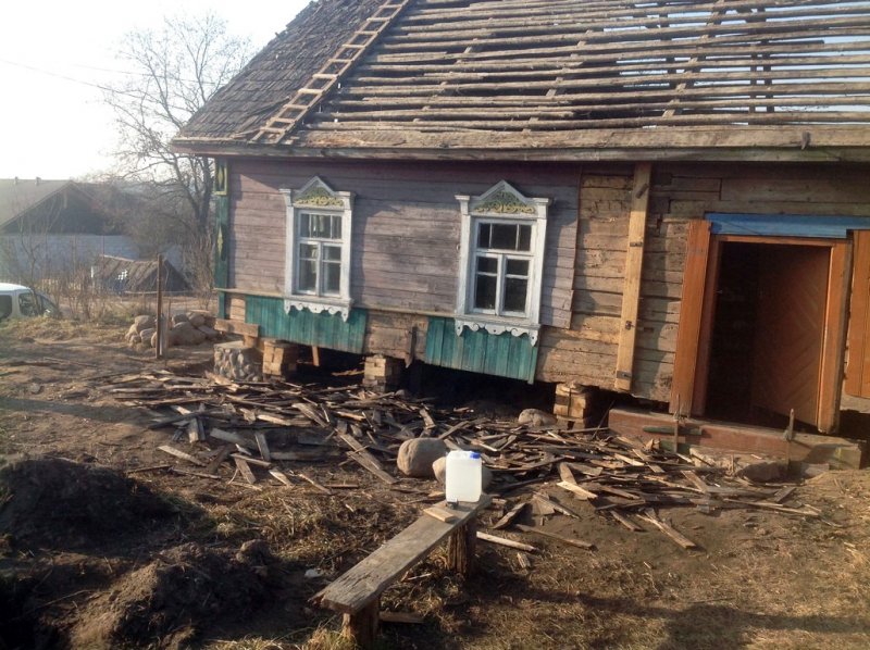 Реконструкция старого деревянного дома своими руками