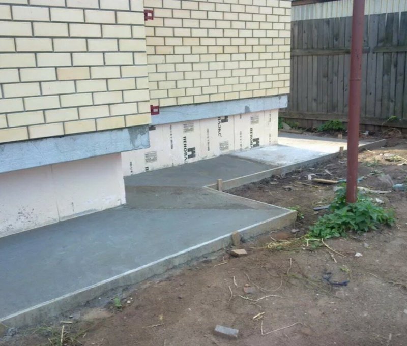 Отмостка вокруг дома
