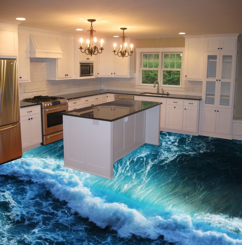 Эпоксидный наливной пол Epoxy Floor 3d