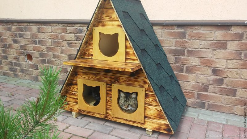 Кошкин дом уличные домики