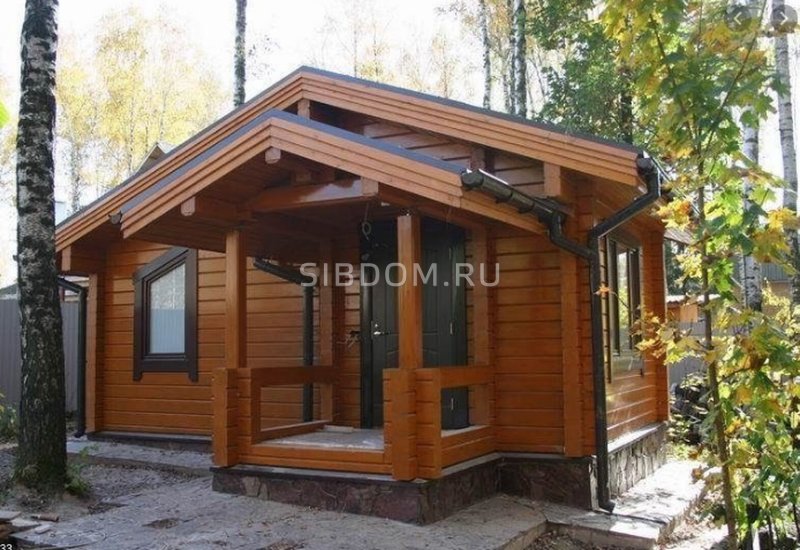 Баня дом из бруса проекты двухэтажный 6х6 с террасой