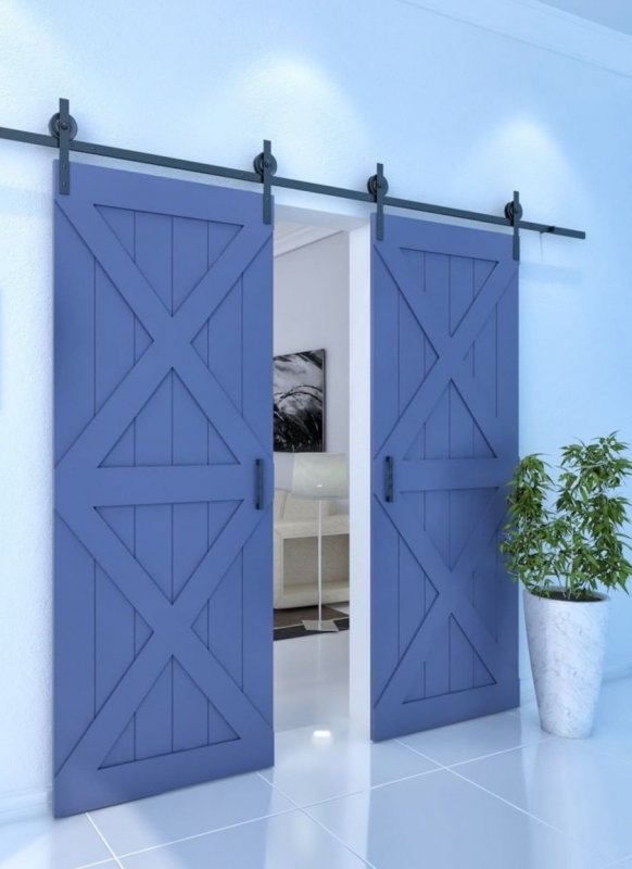 Амбарная дверь Loft модель 2