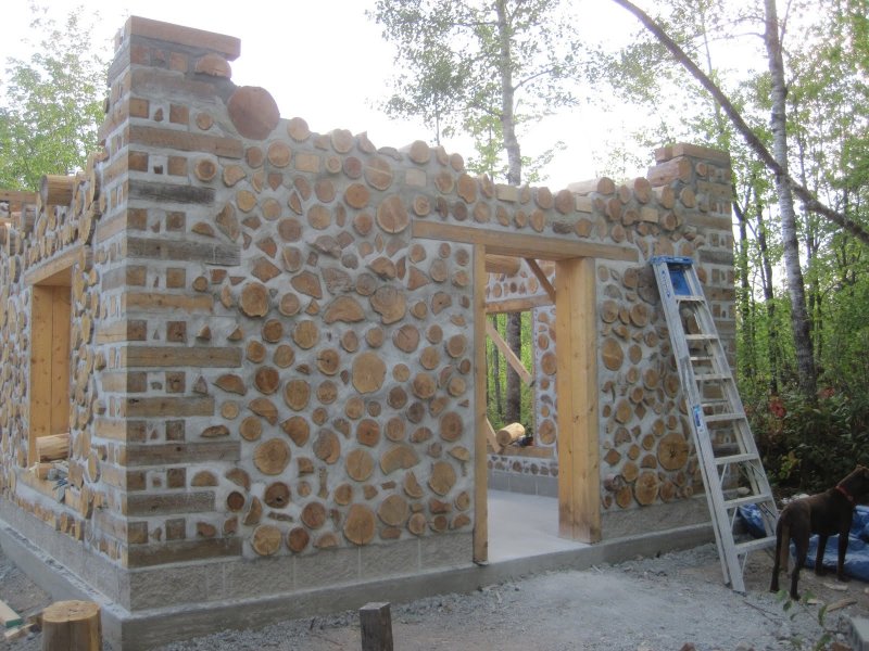 Cordwood технология строительства
