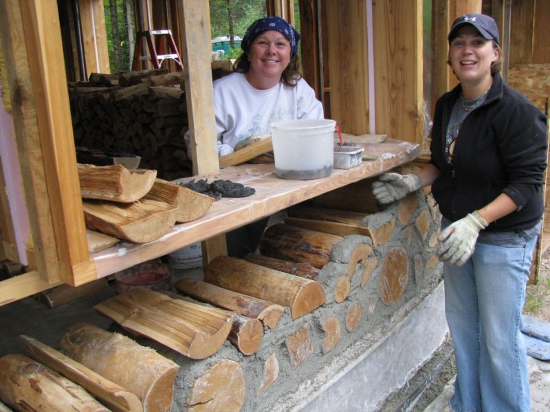 Cordwood технология строительства