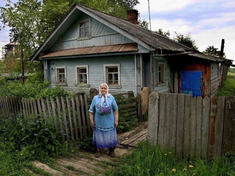 Домик в деревне бабушка