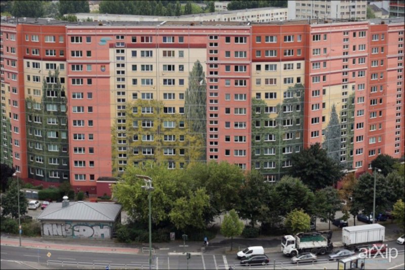 Восточный Берлин панельные девятиэтажки