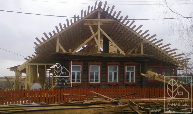 Реконструкция старых деревенских домов
