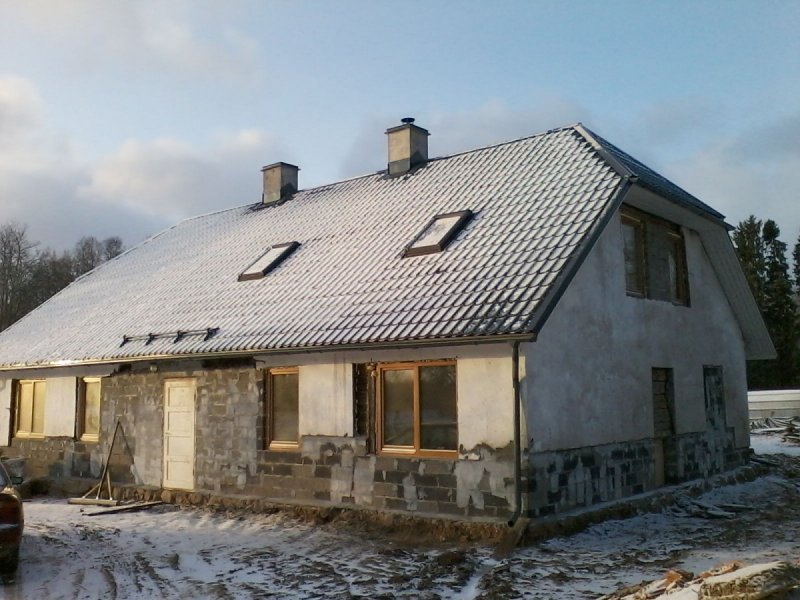 Переделанный сельский дом