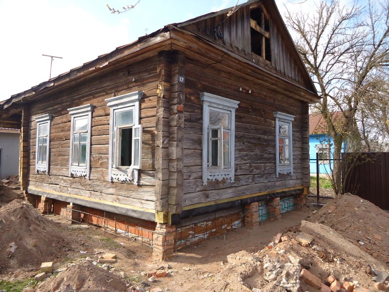 Реконструкция старого деревянного дома