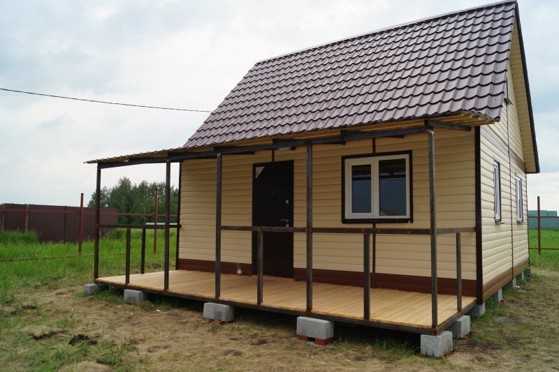 Каркасный дачный дом