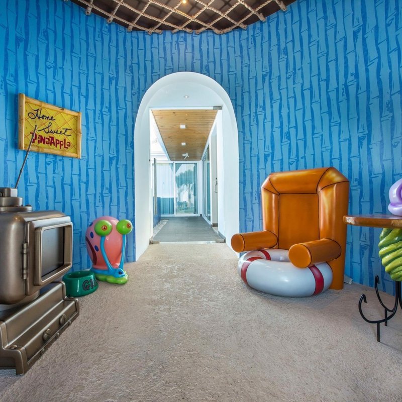 Вилла-ананас (дом Спанч Боба). Pineapple Villa at Nickelodeon Resorts Punta Cana