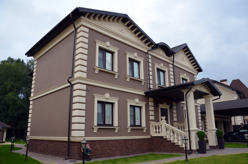 Терразитовая штукатурка фасада
