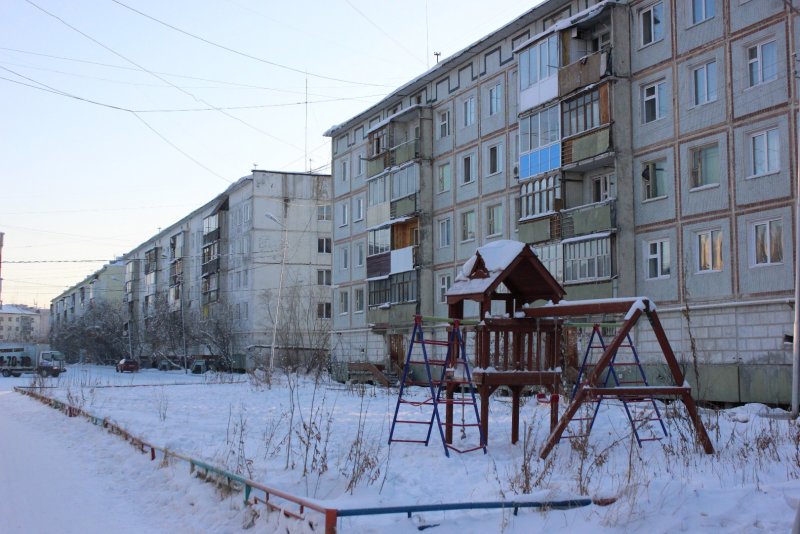 Норильск город на сваях