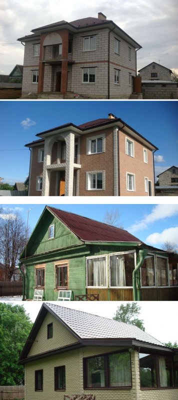 Реконструкция фасада дома