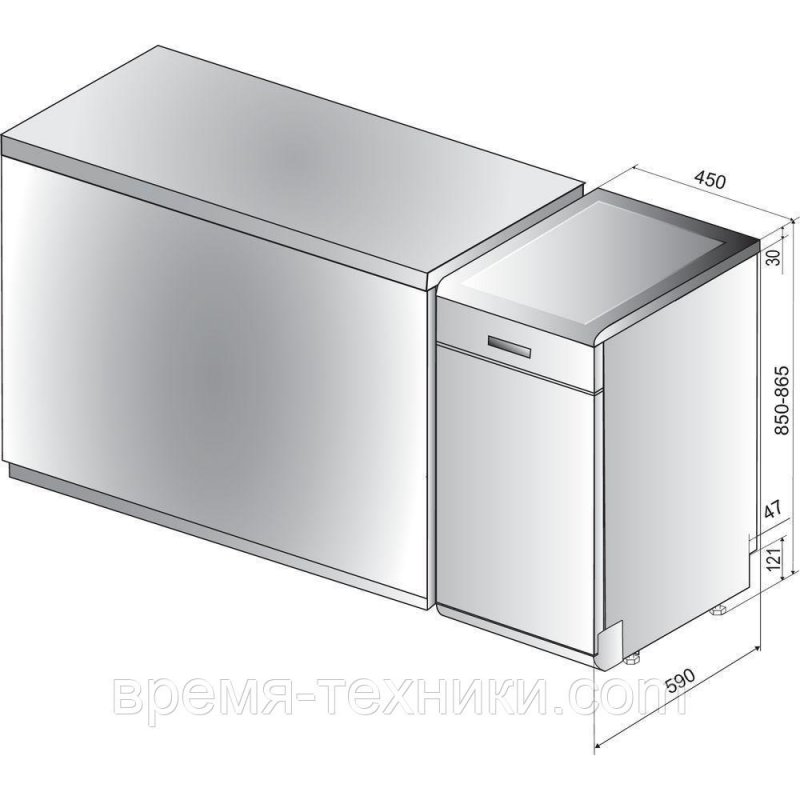 Посудомоечная машина Hotpoint-Ariston hsfo 3t223 w