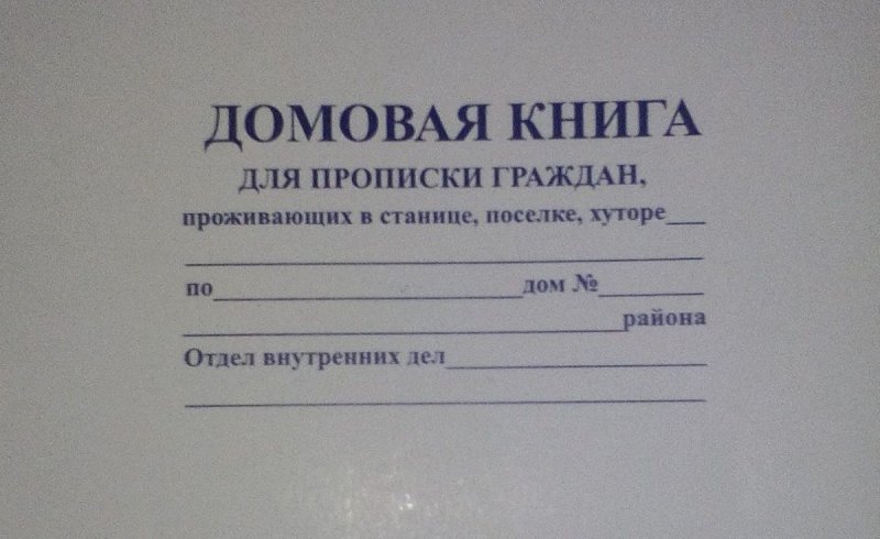 Домовой книга