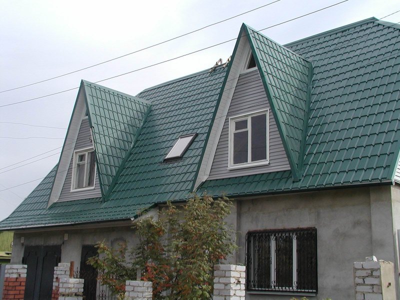 Черепица Каскад зеленый мох