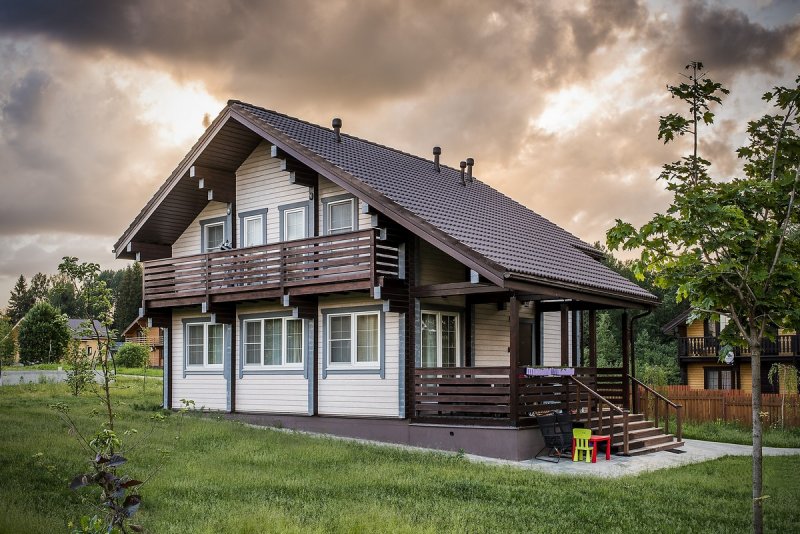 Дом из клееного бруса 160 м2