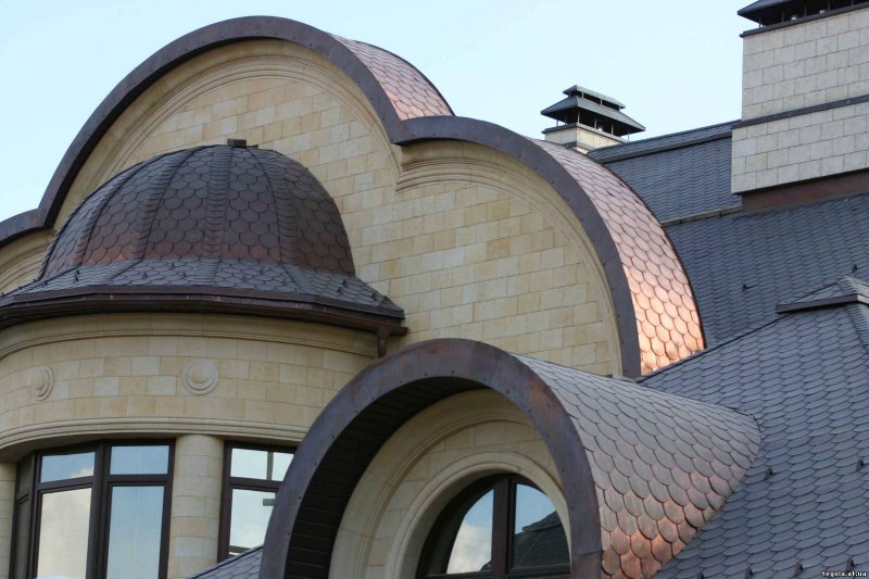 Медная кровля Tegola
