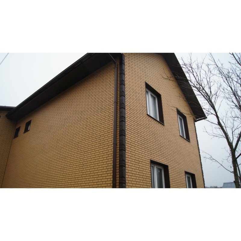 Панель кирпич клинкерный, желтый, 1220х440мм