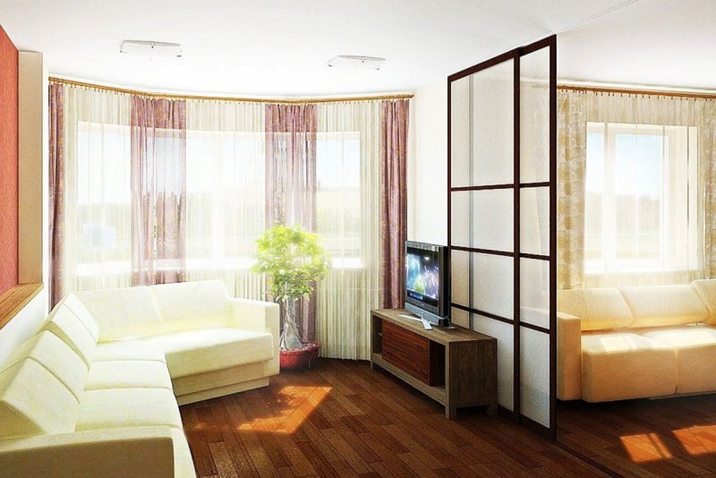 Интерьер хрущёвки 2 комнаты смежные