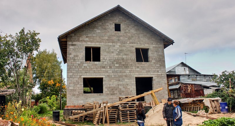 Дом из керамзитобетонных блоков 5х6
