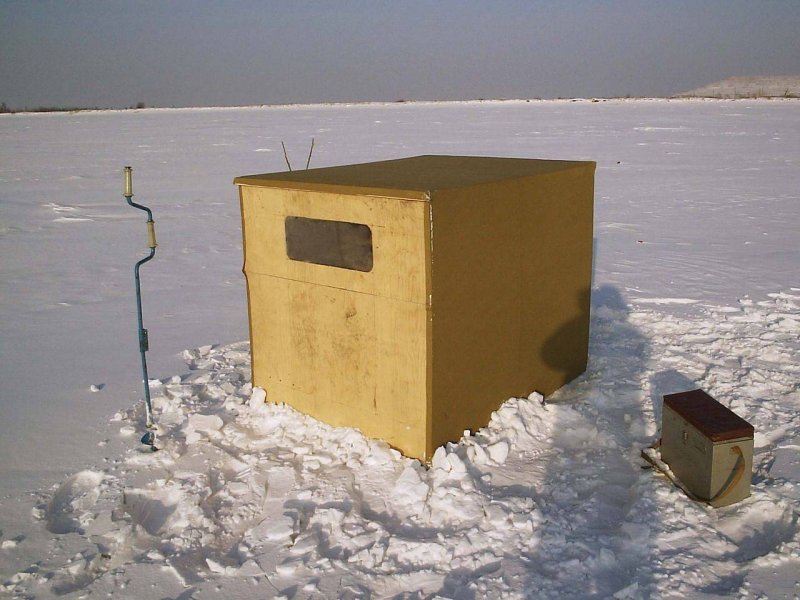 Самодельная палатка для зимней рыбалки