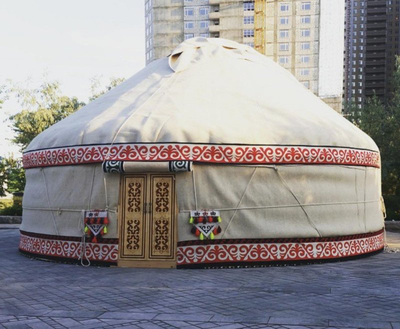 Войлочная юрта башкир