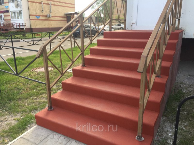 Лестница наружная бетонная