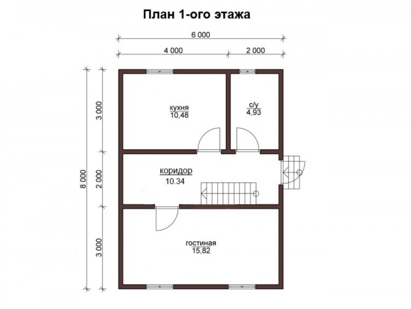 Проекты домов 6х9 с мансардой из пеноблоков