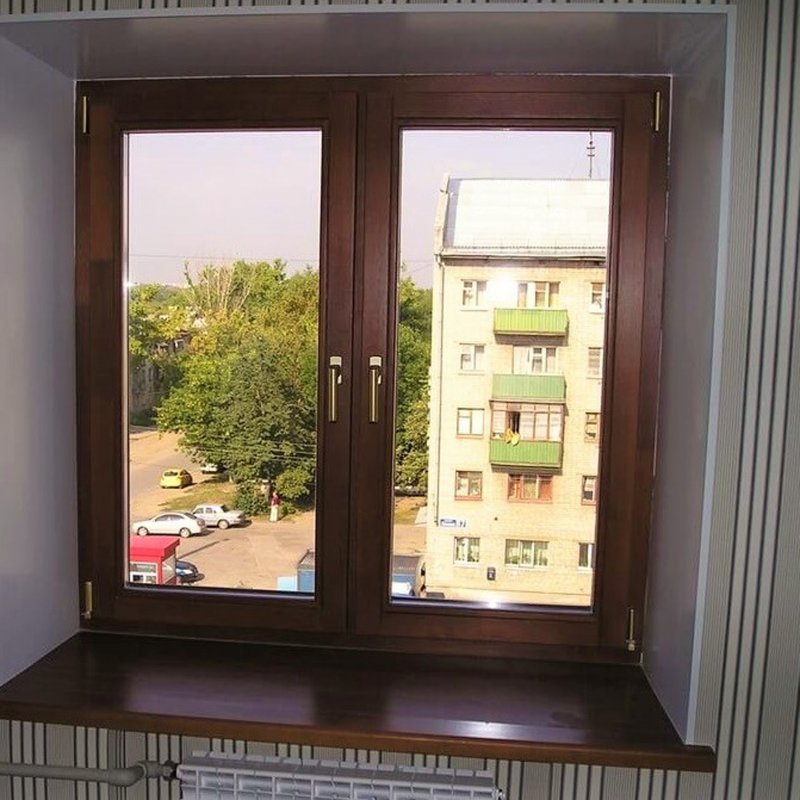 Пластиковые окна под дерево