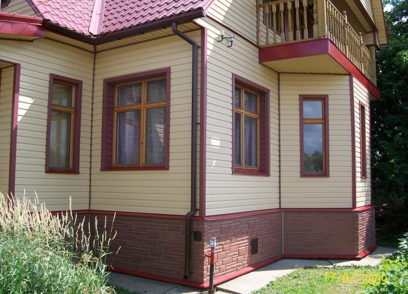 Фасад виниловый сайдинг