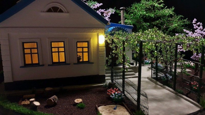 Родительский дом из бисера