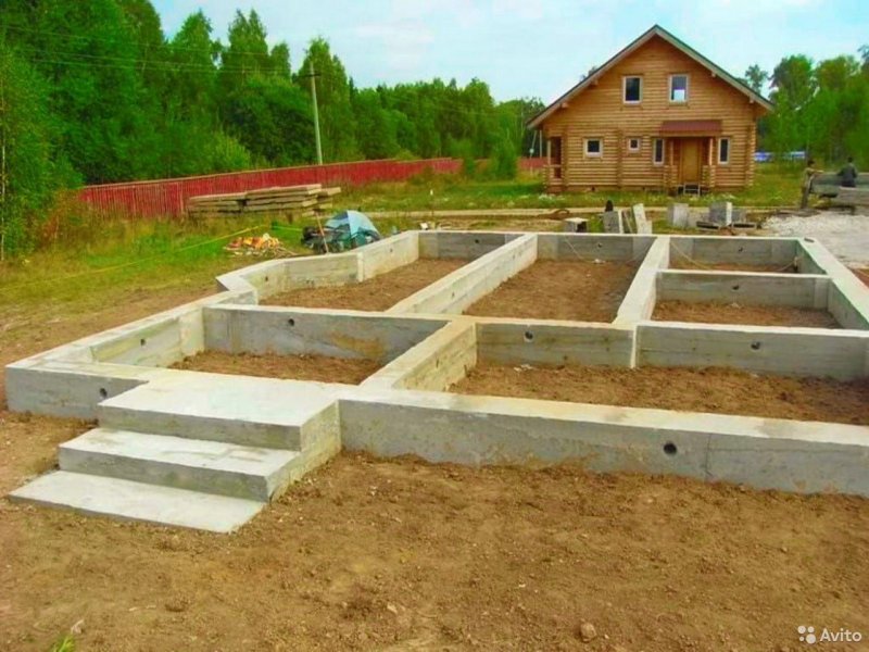 Ленточный фундамент 800 мм