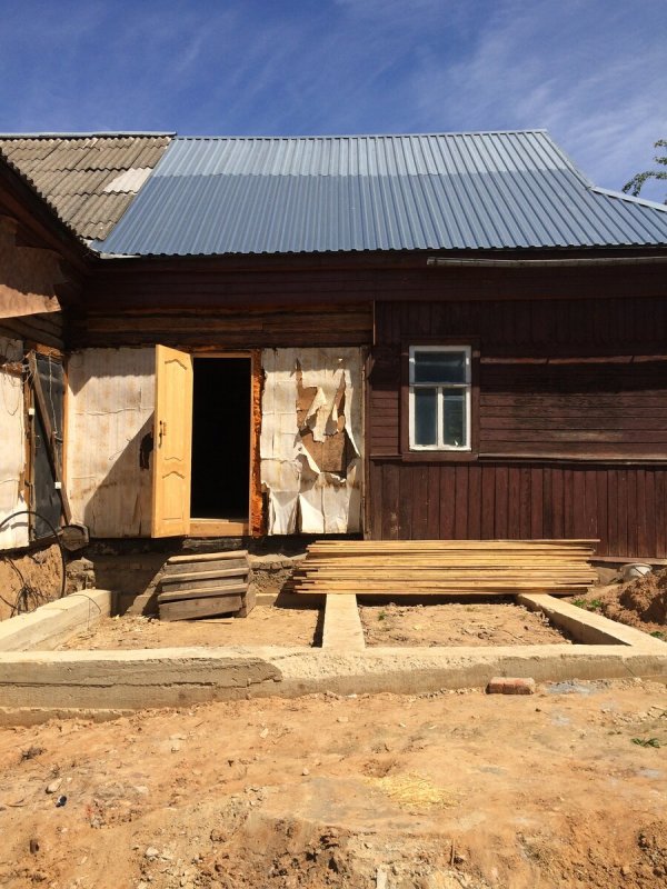 Пристройка к старому дому