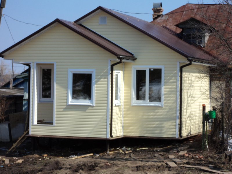Пристройка к старому дому