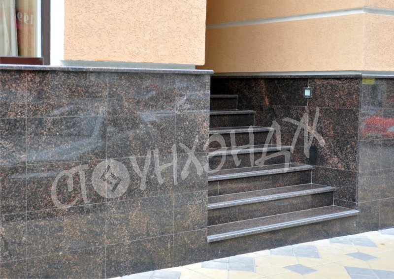 Tan Brown гранит цоколь