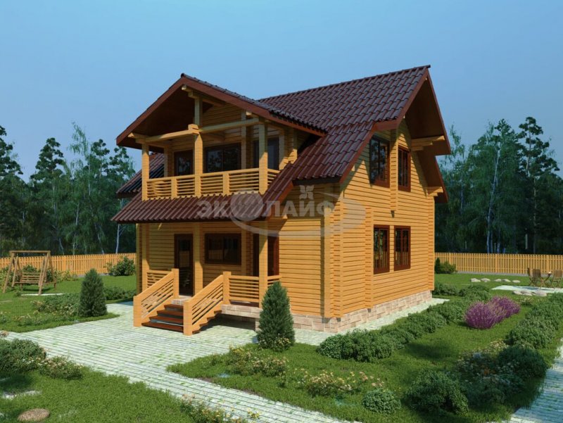 Дом из бруса от архитектора