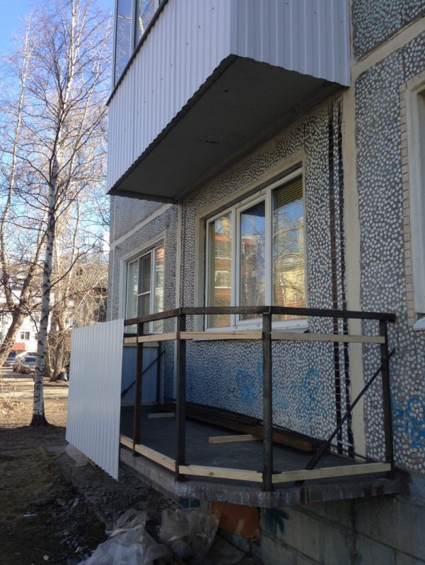 Пристройка балкона