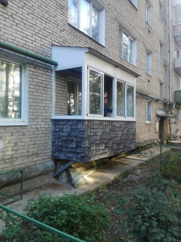 Пристройка балкона
