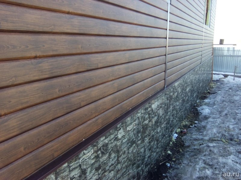 Сайдинг Lбрус (Ecosteel - кедр)