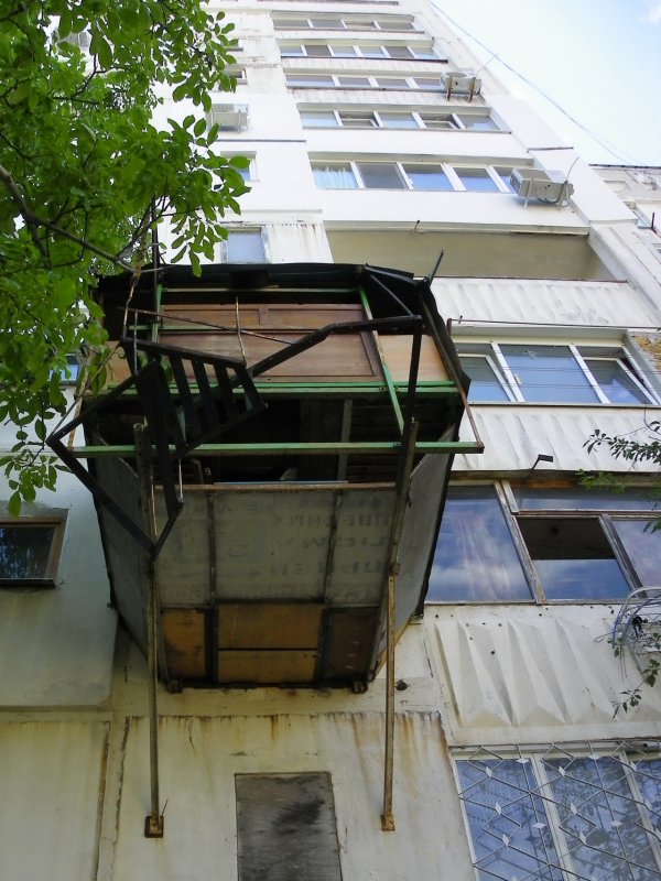 Огромный балкон