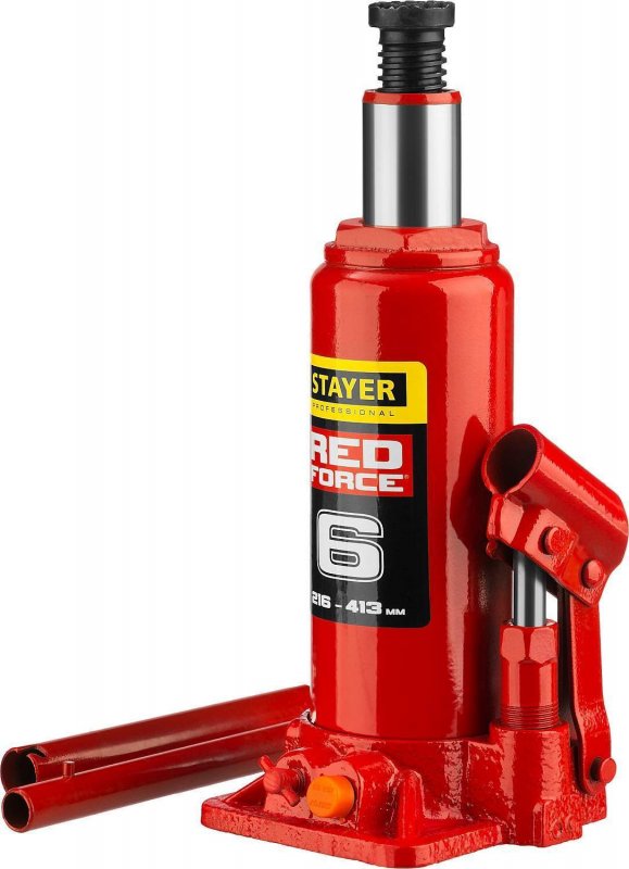 Домкрат гидравлический Stayer 43160-4-k_z01 бутылочный, 4т