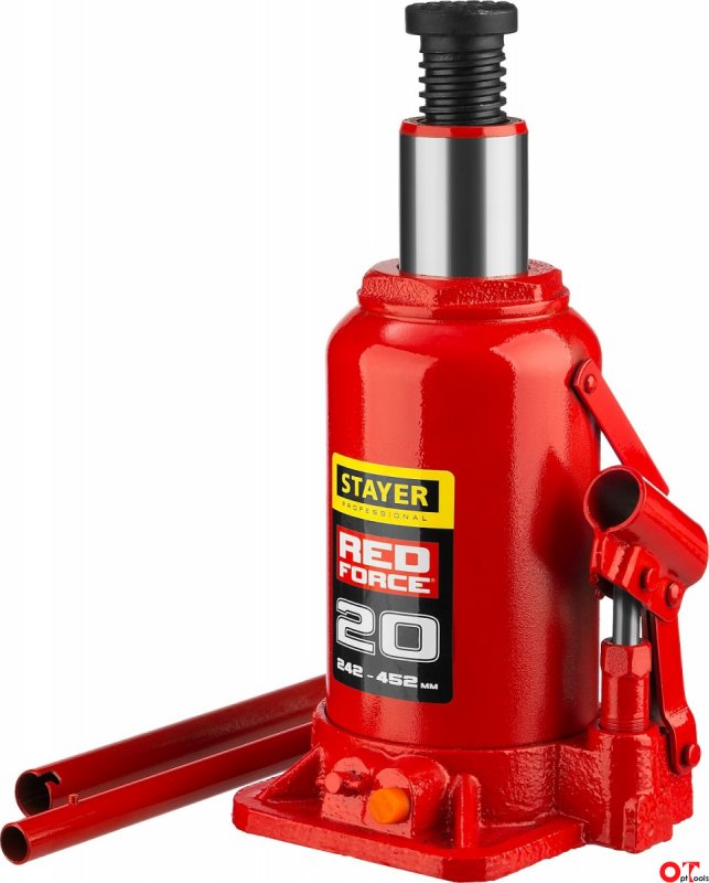 Домкрат бутылочный гидравлический Stayer Red Force 43160-6_z01