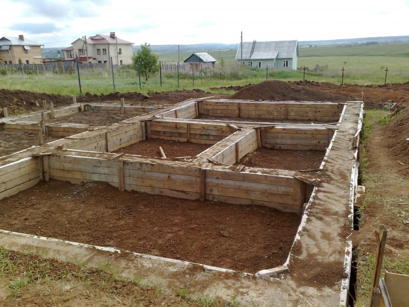 Дом с фундаментом