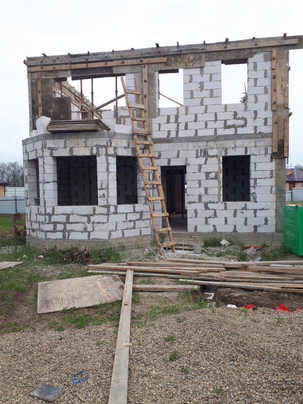 Поэтапная постройка дома